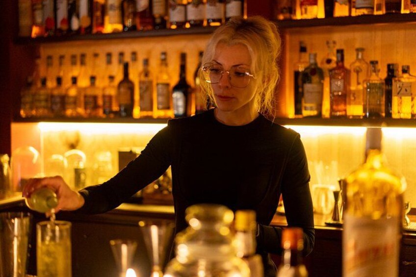 Salerno Centro Create Italian Style Cocktails in a Speakeasy 2