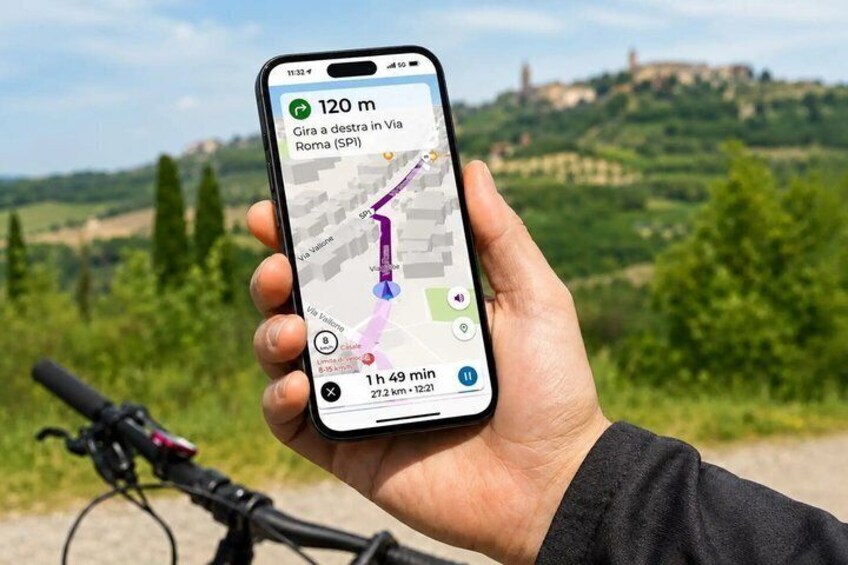 Montalcino and Brunello eBike tour among cypresses vineyards and villages 2
