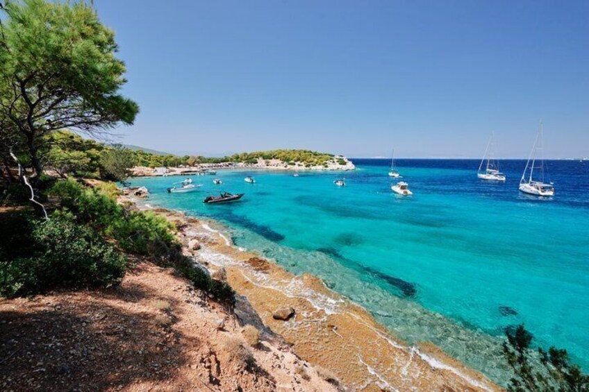 Aegina Moni Island and Klima Beach Half Day Cruise 1