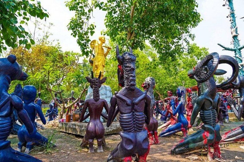 Sam Chuk Market Dragon Paradise Park and Wat Pa Lelai Tour 2