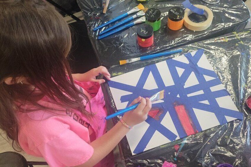 Glitz and Glam Glitter Painting Experience in Palm Bay Florida 4