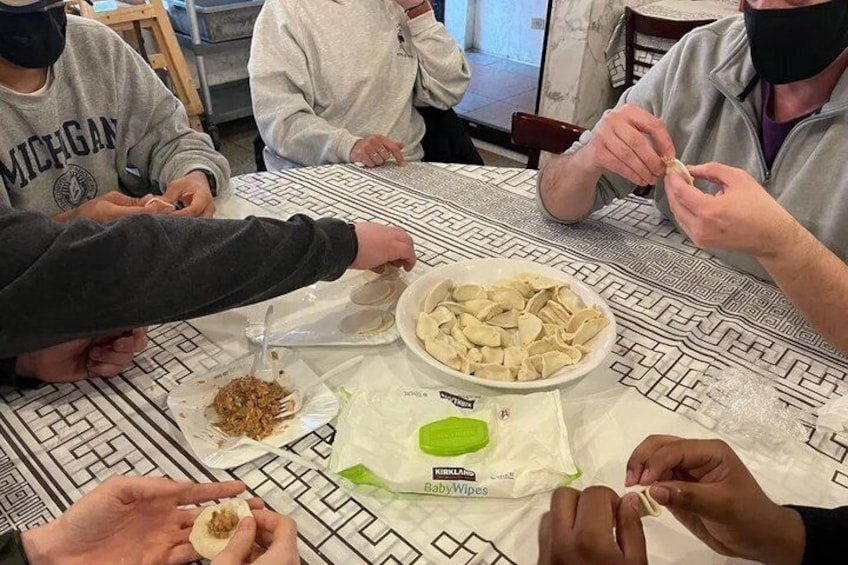 Dumpling Making Workshop in Chicago 1
