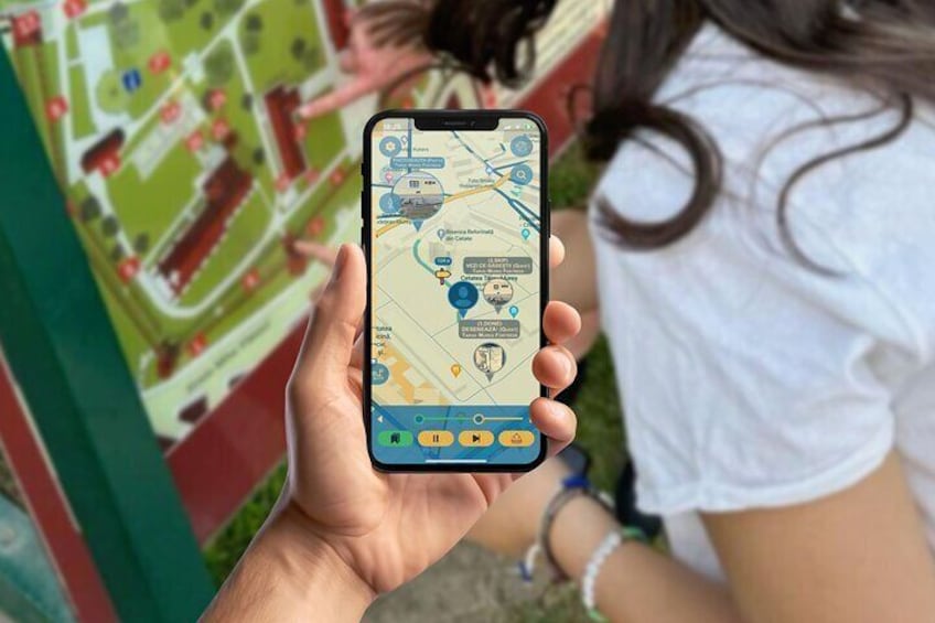 The Maze Smartphone App Self-Guided GPS Scavenger Hunt 1