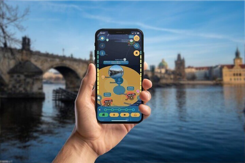 Prague Thirty Years War GPS App Walking Tour Mobile Game 3