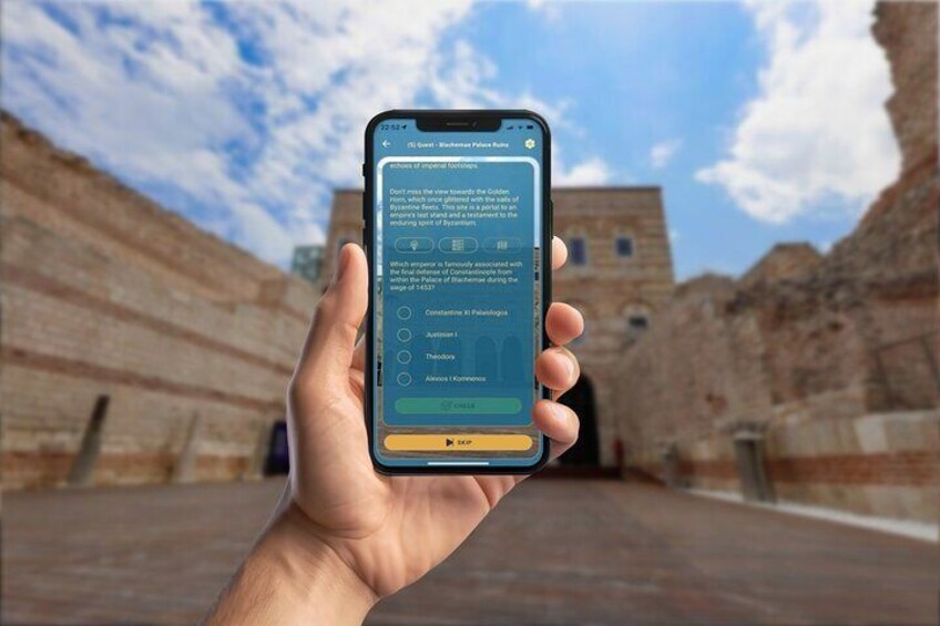 Constantinople Siege 1453 GPS App Walking Tour Mobile Game 3