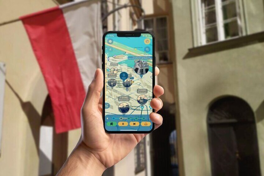 Medieval Warsaw GPS App Walking Tour Mobile Game 1