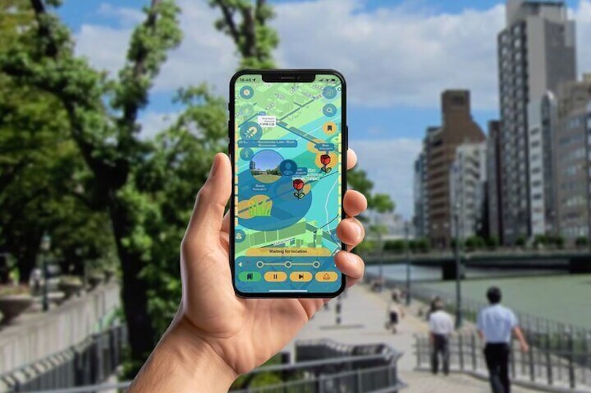 Osaka Oracle GPS App Walking Tour Mobile Game 3