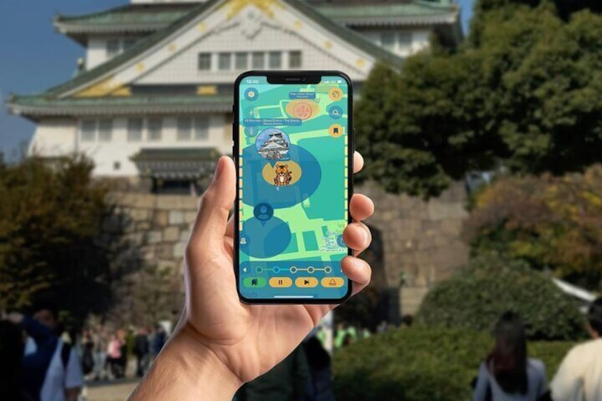 Osaka Oracle GPS App Walking Tour Mobile Game 1