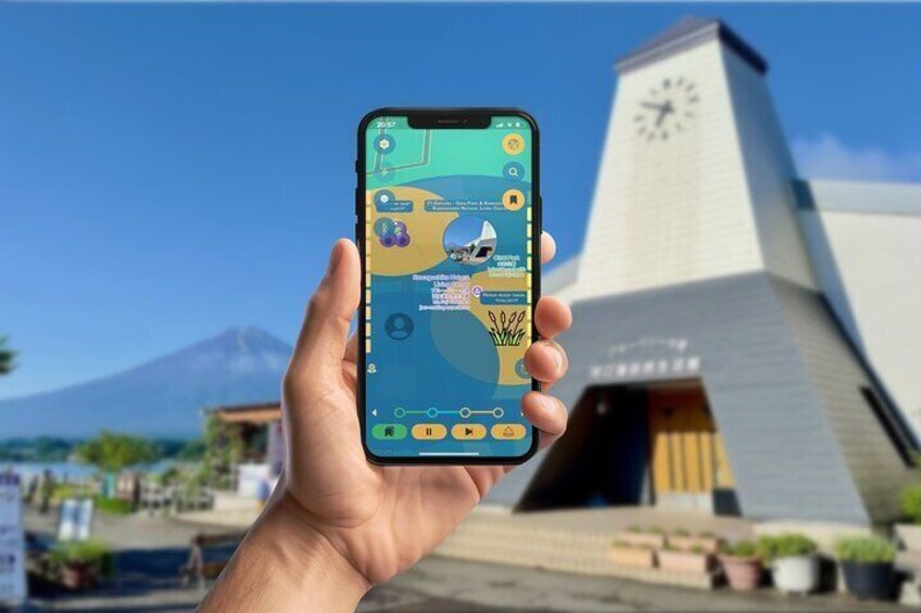 Kawaguchiko Kaleidoscope GPS App Walking Tour Mobile Game 3