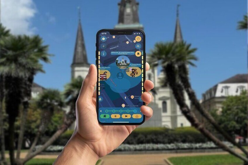 New Orleans Tour GPS App Walking Tour Mobile Game 4