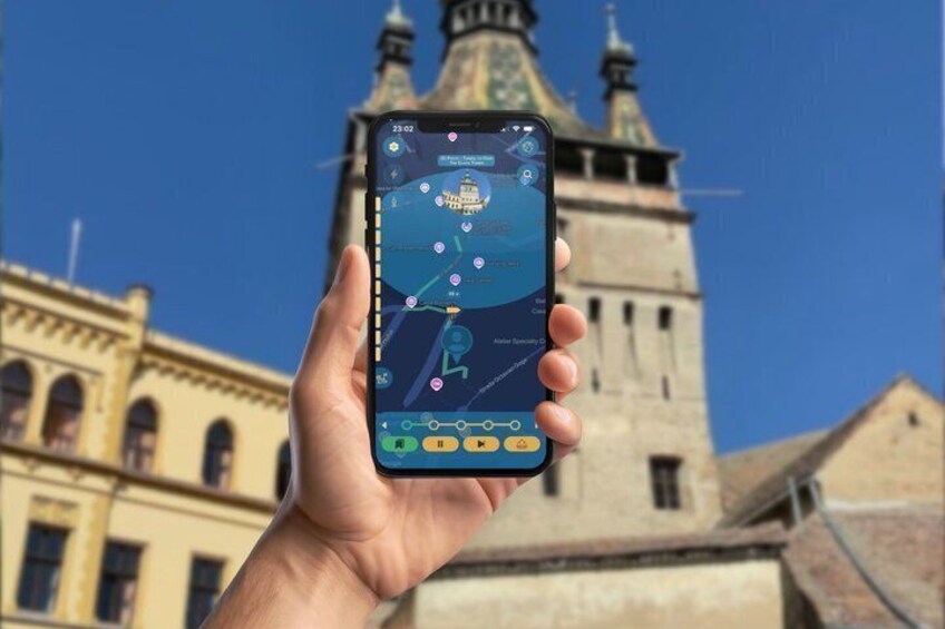 Sighișoara the Saxon Citadel GPS App Walking Tour Mobile Game 5
