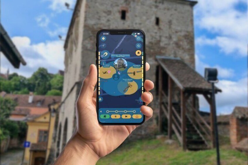 Sighișoara the Saxon Citadel GPS App Walking Tour Mobile Game 3