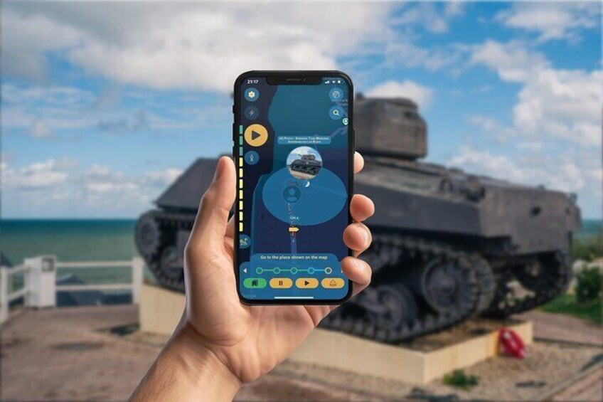 The Allied Landing GPS App Walking Tour Mobile Game 5