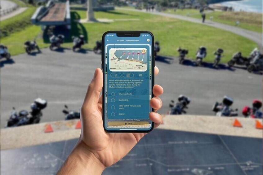 The Allied Landing GPS App Walking Tour Mobile Game 4