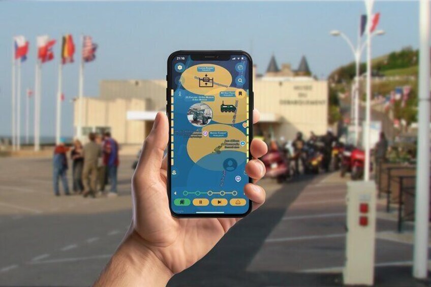 The Allied Landing GPS App Walking Tour Mobile Game 1