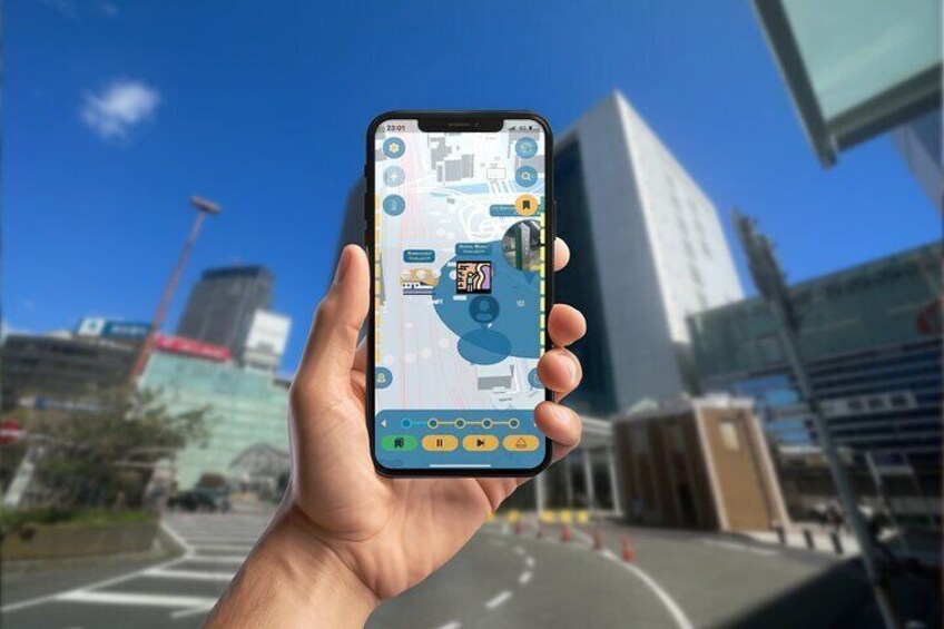 Yokohama Fantasy GPS App Walking Tour Mobile Game 1