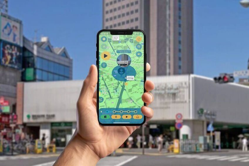Shibuya Spheres GPS App Walking Tour Mobile Game 1