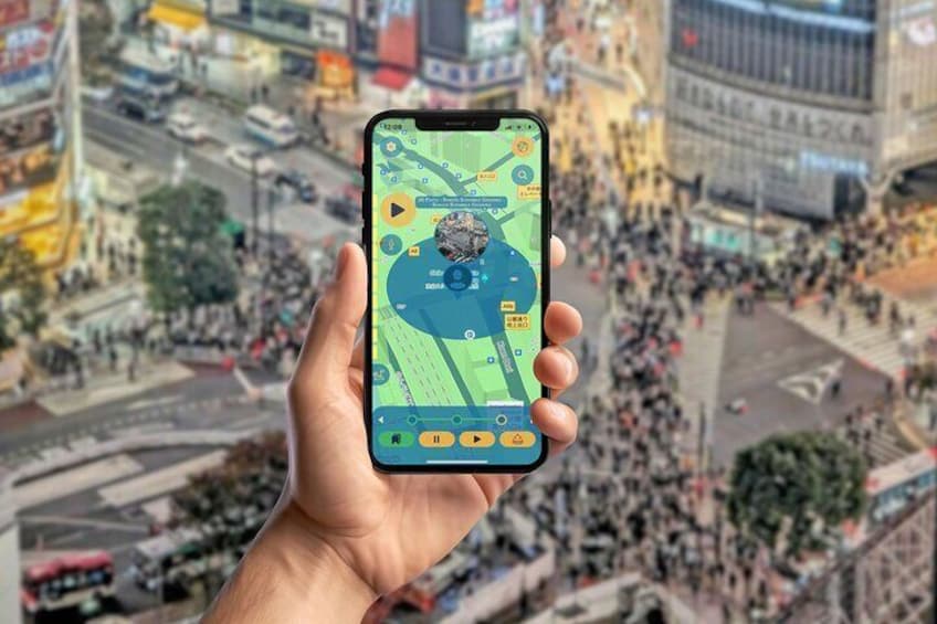 Shibuya Spheres GPS App Walking Tour Mobile Game 2