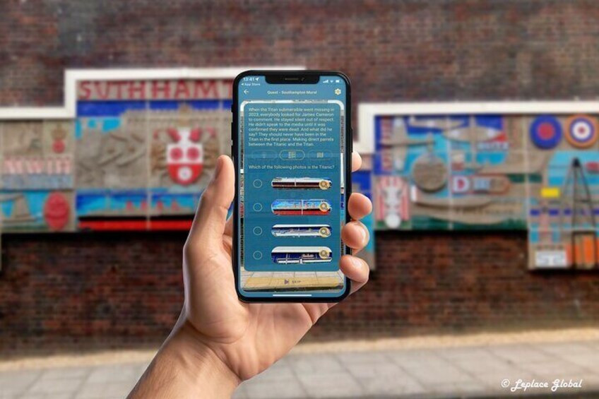 Titanic Secrets GPS App Walking Tour Mobile Game 4