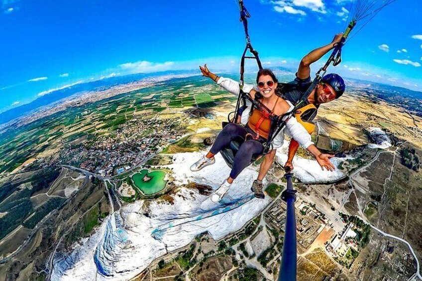 Pamukkale Travertines Special Paragliding 1