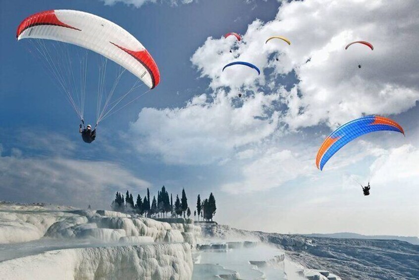 Pamukkale Travertines Special Paragliding 5