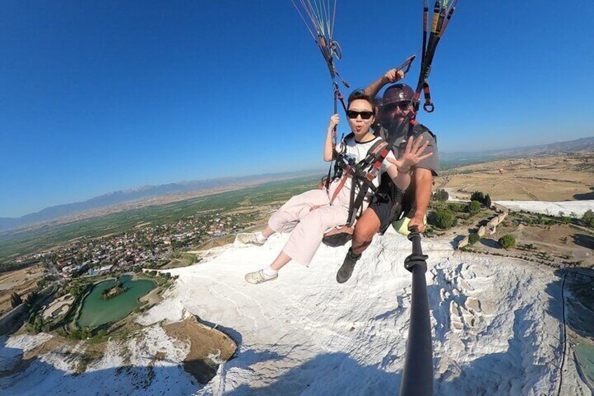 Pamukkale Travertines Special Paragliding 4