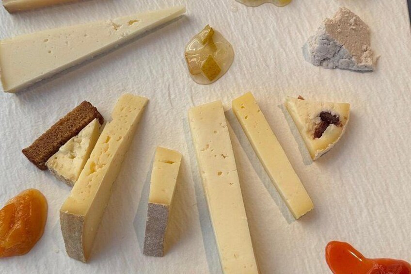 Selection of local cheeses 5