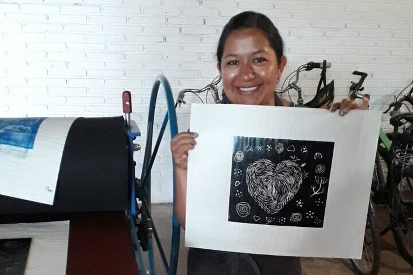 Engraving Workshop in Teolab, Etnofood Agrogravure 4