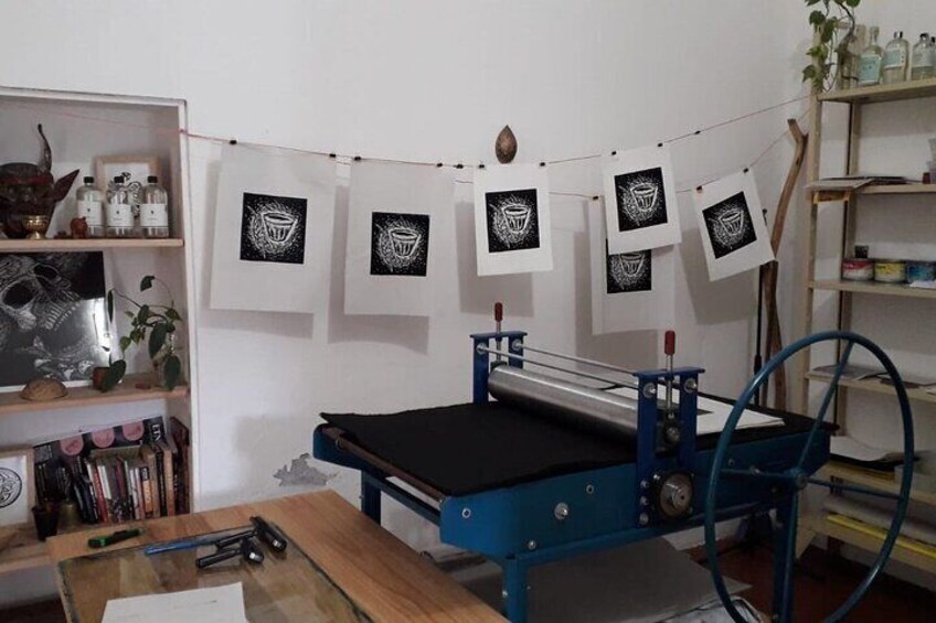 Engraving Workshop in Teolab, Etnofood Agrogravure 5