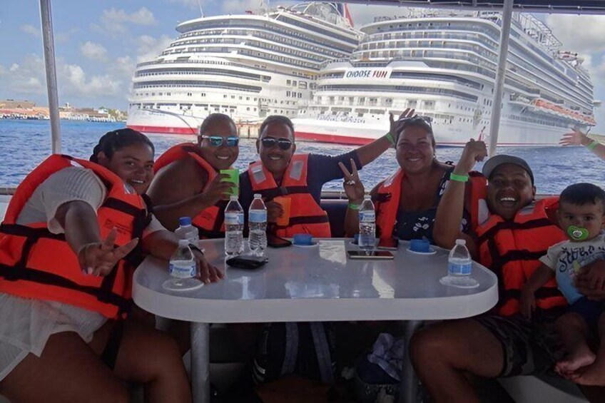 Cozumel Reefs and El Cielo Catamaran Tour with Slide 3