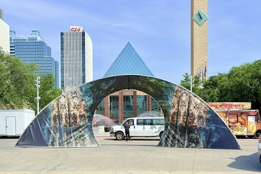 The Civic plaza of the city - Sir Winston Churchill Square. This is the home of a lot of festivals within the city. Did you know that Edmonton is known as the festival city of Canada? 3