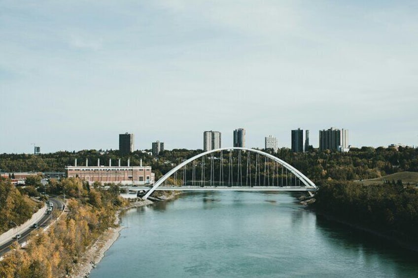 The Walterdale bridge where which we cross during the tour. Gives you unforgettable views of the river and the valley. 5