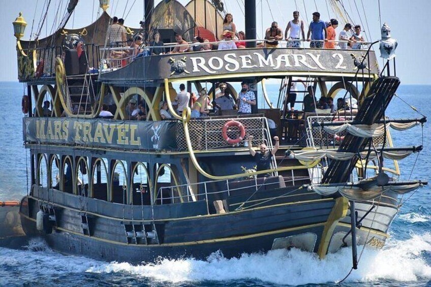 Kemer Pirate Boat Tour with Lunch & Free Soft Drinks 2