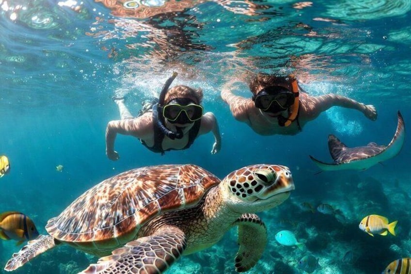 Turtle Snorkeling in Tulum 4