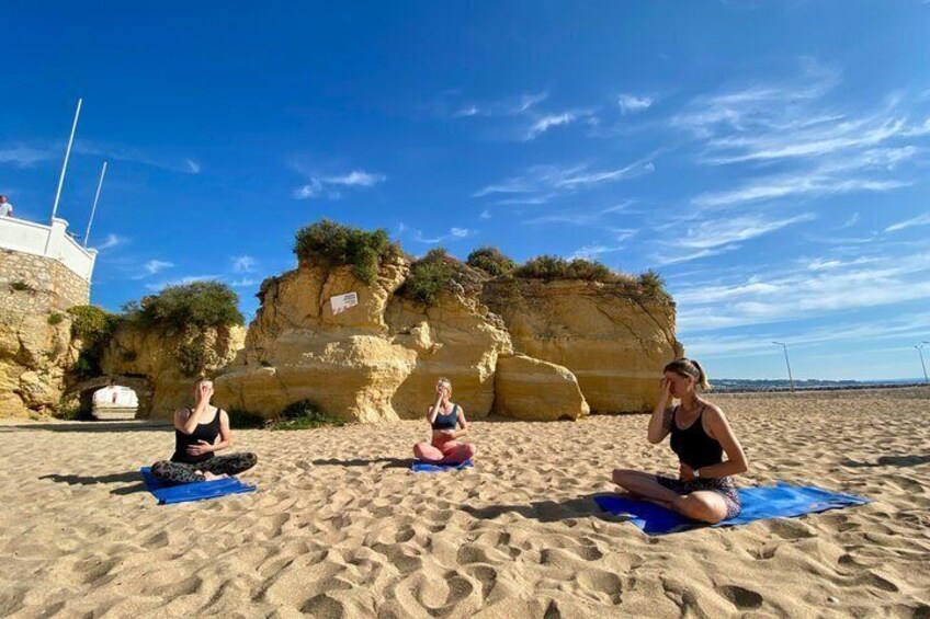 Beach Breathwork and Meditation in Vilamoura 1