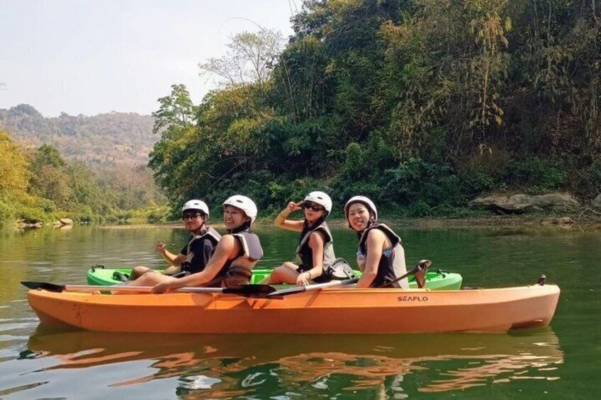 Kanchanaburi 9 km Kwai Noi River Kayaking Tour 1