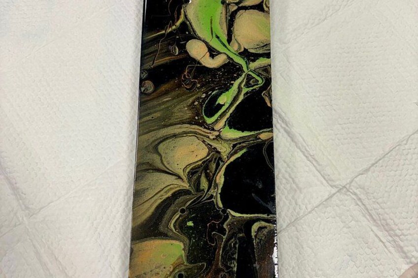 Fluid Art Skateboard Experience at Hawaii Fluid Art in Austin TX 2