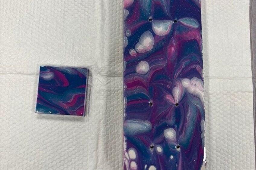 Fluid Art Skateboard Experience at Hawaii Fluid Art in Austin TX 2