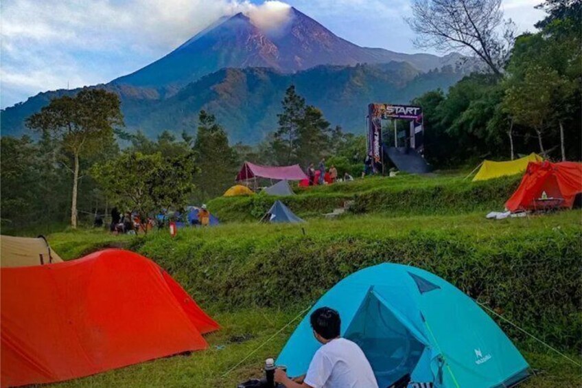 Merapi Volcano Overnight Camping Trip with Transfers 3