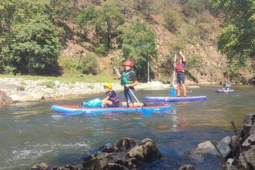 Stand up paddle adventure on the Bidassoa 2