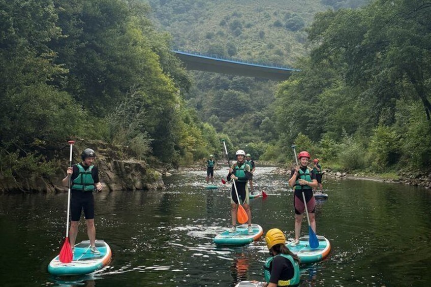 Stand up paddle adventure on the Bidassoa 1