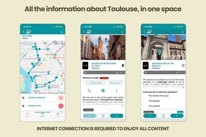 TOP Toulouse : Private Guided Tour with your mobile 2