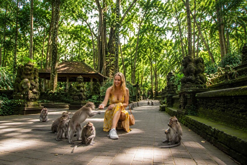 Ubud: Monkey forest, Waterfalls, Temple With Rice Field Tour 1