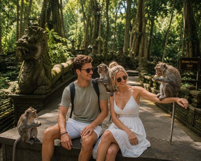 Picture 6 for Activity Ubud: Monkey forest, Waterfalls, Temple With Rice Field Tour 2