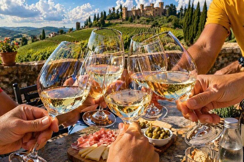 Castello di Brolio and Gaiole in Chianti eBike tour Virtual guided 4