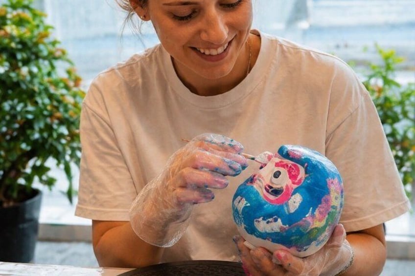 Daruma Painting Workshop in Kyoto Arashiyama 5