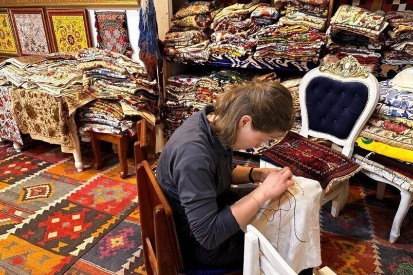 Bukhara Suzani Embroidery Workshop and Cultural Exploration 4
