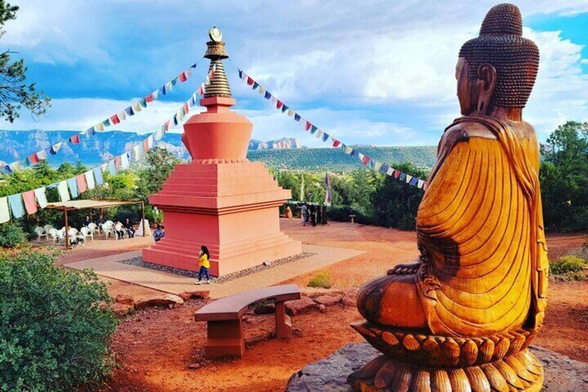 The Amitabha Stupa is a sacred site for prayer, meditation and honoring the Sacred 4