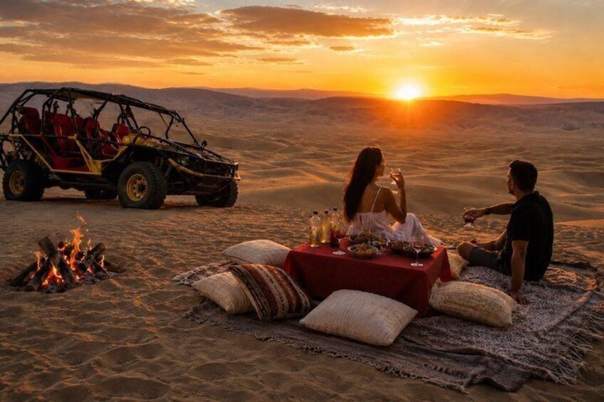 Tour to Paracas Huacachina and Picnic at Sunset with Pickup Hotel 1
