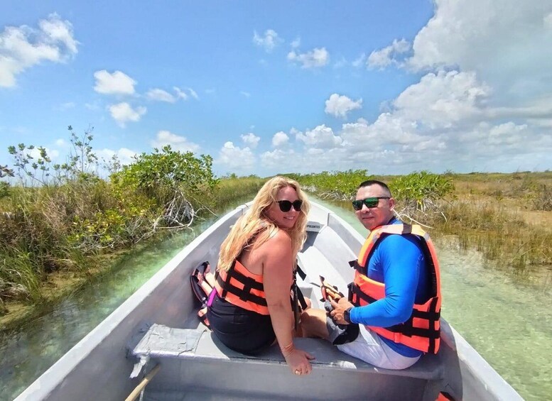 From Tulum: Sian Ka’an Muyil Ruins & Floating Canals Tour 1
